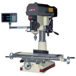 Jet 350127 Jmd-18 Mill/drill With Newall Dp700 Dro And X-axis Table Powerfeed