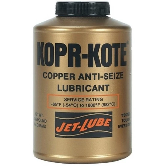 Kopr-Kote High Temperature Anti-Seize & Gasket Compound, 1 Lb, Can - Jet-Lube 10004
