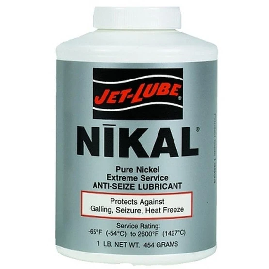 Nikal High Temperature Anti-Seize & Gasket Compounds, 1/2 Lb Can - Jet-Lube 13602