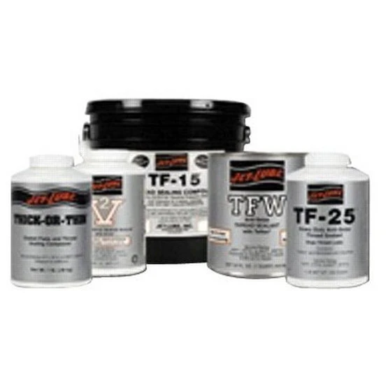 TF-25 Heavy Duty Thread Sealants, 1 Lb Can, Black (12 CAN) - Jet-Lube 23504
