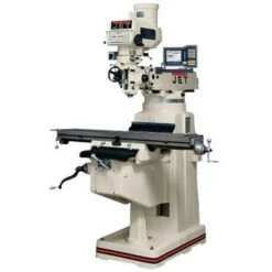 Jet 691209 Jtm-1050 Mill With 3-axis Newall Dp700 Dro (quill) With X And Y-axis Powerfeeds