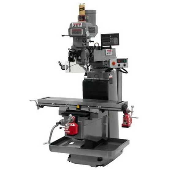 Jet 698081 Jtm-1254vs With Newall Dp700 3x (q) Dro, X & Y Powerfeeds & Air Power Drawbar