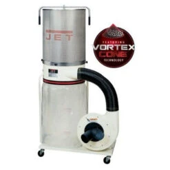 Jet 710704K Dc-1200vx-ck3 Dust Collector, 2hp 3ph 230/460v, 2-micron Canister Kit