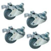 Jet 98-0130 Driving Swivel Wheels (set Of 4 Pcs.), Braked