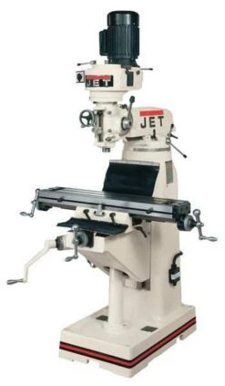 JET Step Pulley Mill Mchn, 1-1/2HP, 115/230V