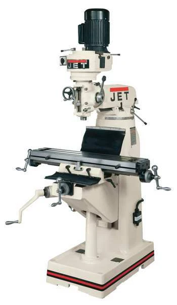 JET Step Pulley Mill Mchn, 1-1/2HP, 115/230V