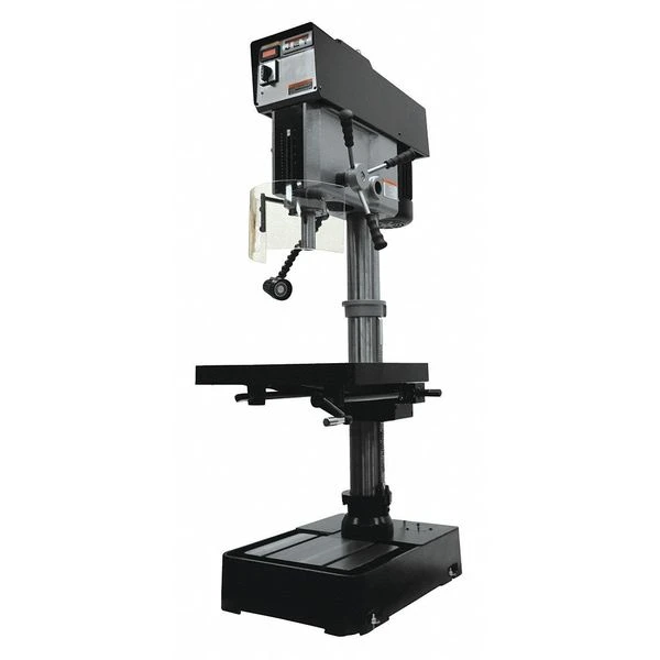 JET Floor Drill Press, Belt Drive, 2 Hp, 115/230 V, 20 In Swing, Variable Speed